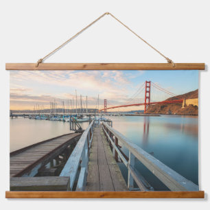 Tapisserie Suspendue Golden Gate Bridge de Wooden Pier