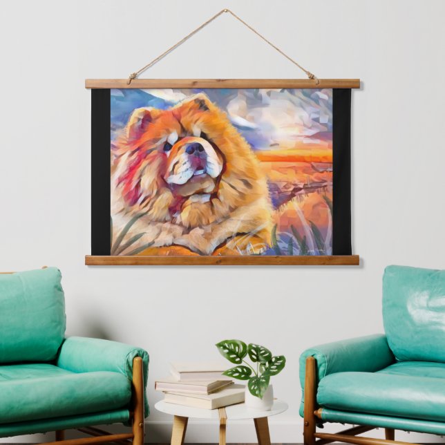 Tapisserie Suspendue GOLDEN GIRL suspendue tapstry (Salon)