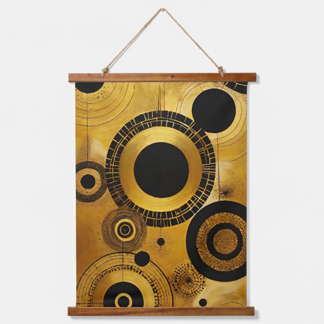 Tapisserie Suspendue GoldRush 7 (Recto)