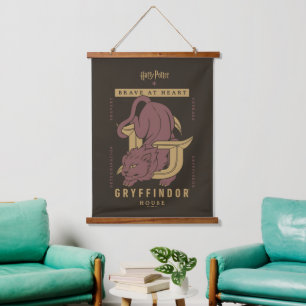Tapisserie Suspendue GRYFFINDOR™ Maison Brave au coeur