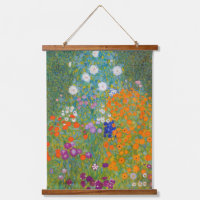 Gustav Klimt - Jardin de fleurs