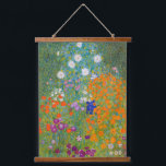 Tapisserie Suspendue Gustav Klimt - Jardin des fleurs<br><div class="desc">Jardin aux fleurs - Gustav Klimt en 1905-1907</div>