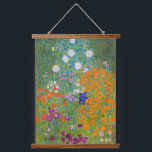 Tapisserie Suspendue Gustav Klimt - Jardin des fleurs<br><div class="desc">Jardin aux fleurs - Gustav Klimt en 1905-1907</div>