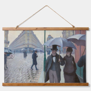 Tapisserie Suspendue Gustave Caillebotte - Rue de Paris, temps de pluie