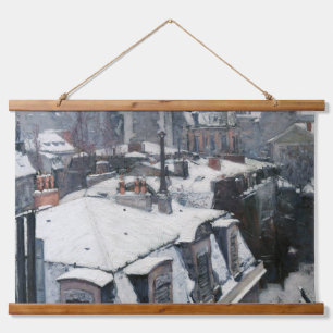 Tapisserie Suspendue Gustave Caillebotte - Toits sous la neige