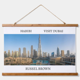 Tapisserie Suspendue Habibi Venez à Dubaï Voyage Moderne