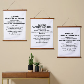 Tapisserie Suspendue HANGERS TAPESTRY personnalisés 26 pouces x 36 pouc