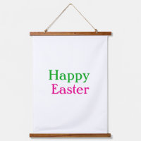 Happy easter boho vert rose enfants ajouter nom ti