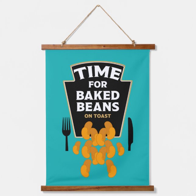 Tapisserie Suspendue Haricots À La Cuisson Sur Toit (Recto)