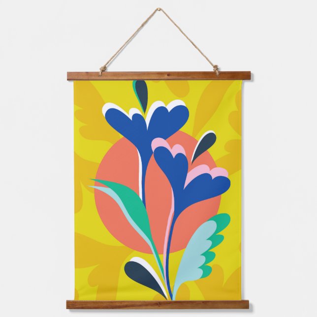 Tapisserie Suspendue Harmonie florale (Recto)