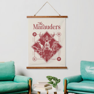 Tapisserie Suspendue HARRY POTTER™ Les Marauders Animagus Graphisme