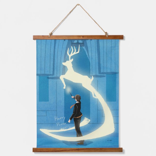 Tapisserie Suspendue HARRY POTTER™ Patronus Painting (Recto)
