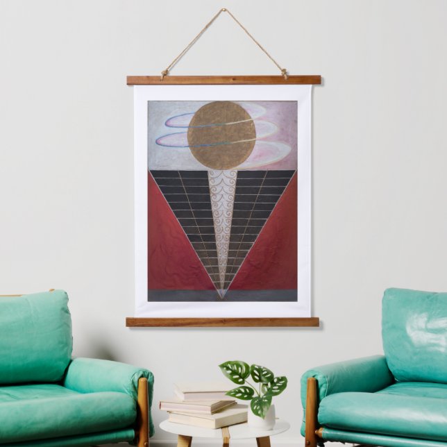 Tapisserie Suspendue Hilma Af Klint, Retable n° 2, Art Abstrait (Salon)