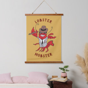 Tapisserie Suspendue Homard Homard 🦞 Drôle Cartoon Gangster