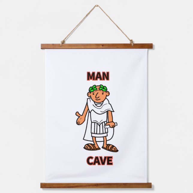 Tapisserie Suspendue Homme Grotte (Recto)