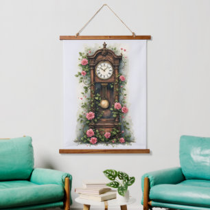 Tapisserie Suspendue Horloge à pendule Ivy Rose vintage