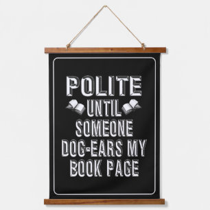 Tapisserie Suspendue Humour des livres d'oreille de chien