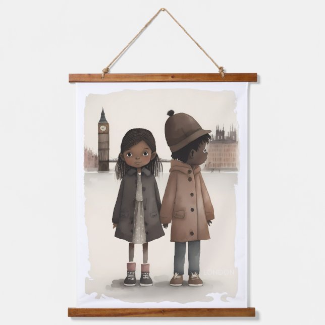 Tapisserie Suspendue I love London (Recto)