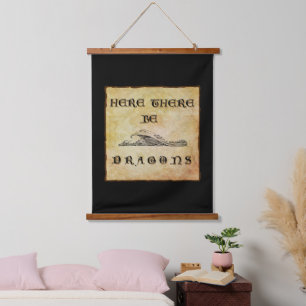 Tapisserie Suspendue Ici Il Y A Des Dragons