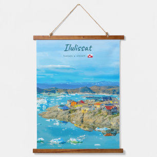Tapisserie Suspendue Ilulissat, Groenland - Ville des Icebergs