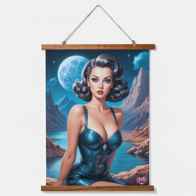 Tapisserie Suspendue I'm On Vacation AI Concept Art de Xzendor7 (Recto)