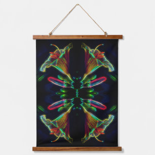 Tapisserie Suspendue Imaginaire Lily Abstrait Flower Art