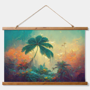 Tapisserie Suspendue Imaginaire tropical Palm Tree Jungle