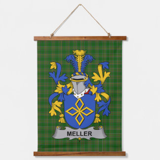 Tapisserie Suspendue Irish Meller Coat of Arms Family Crest