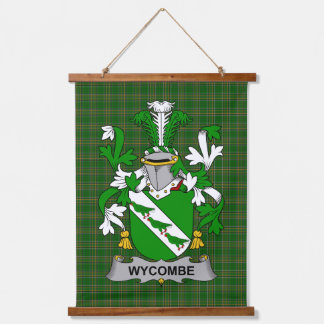 Tapisserie Suspendue Irish Wycombe Coat of Arms Family Crest