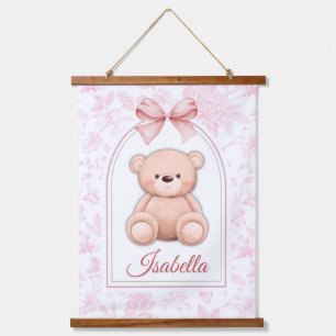 Tapisserie Suspendue Isabella Conception personnalisée d'ours en pelu