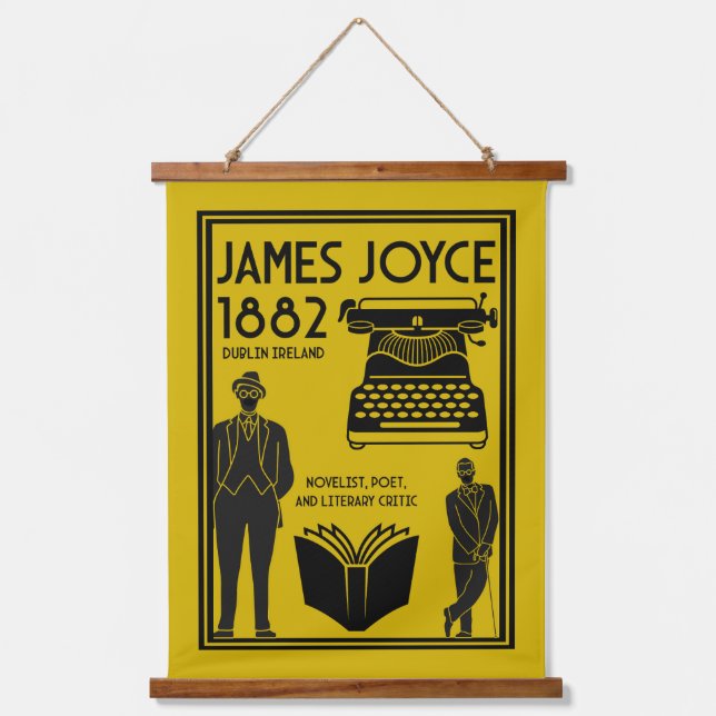 Tapisserie Suspendue James Joyce Dublin Irlande (Recto)