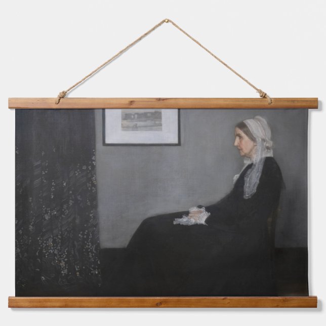 Tapisserie Suspendue James Whistler - Portrait de la mère de l'artiste (Devant)