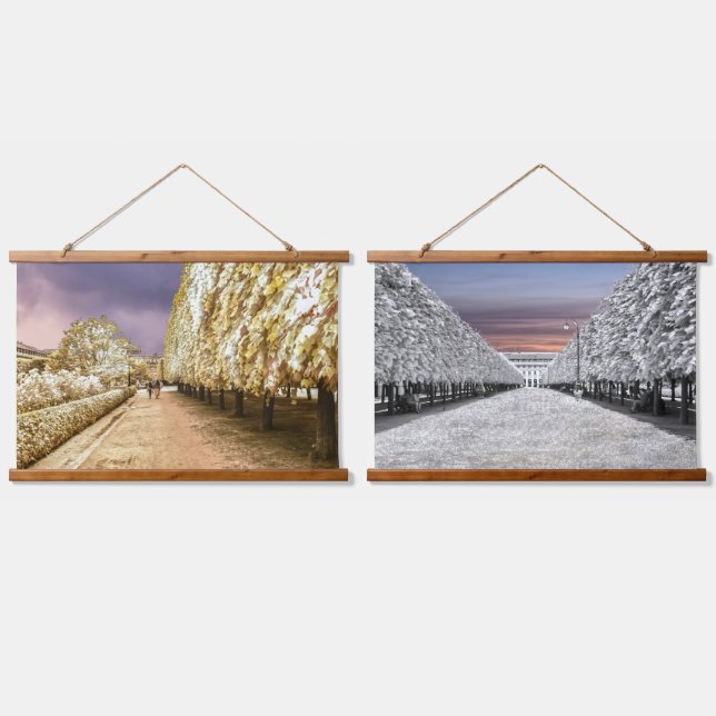 Tapisserie Suspendue Jardin du Palais Royal de Paris (Double)