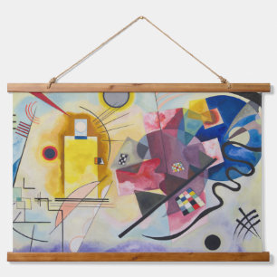 Tapisserie Suspendue Jaune-Rouge-Bleu de Wassily Kandinsky