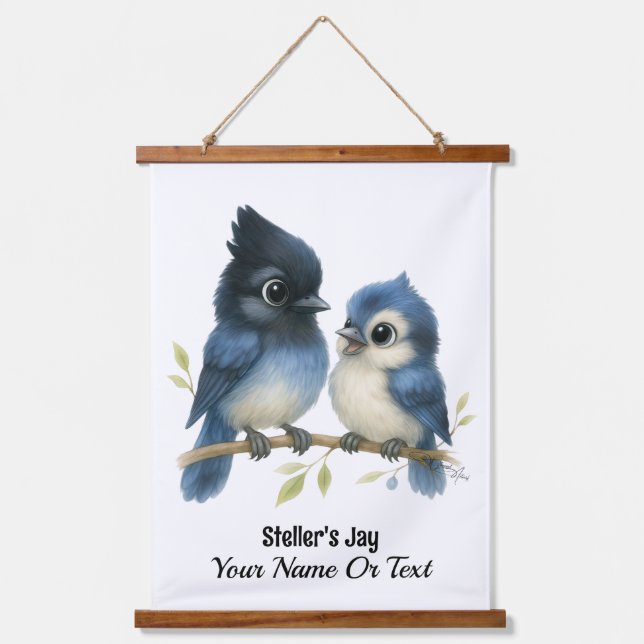 Tapisserie Suspendue Jay de Sassy Steller (Recto)