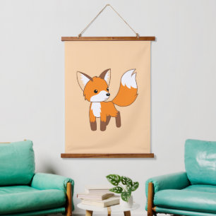 Tapisserie Suspendue Jolie petite pêche Fox