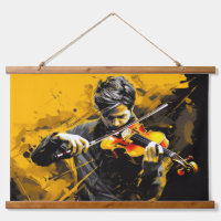Joueur de violon Peinture Art Décor Abstrait