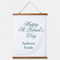 Joyeuse Saint-Patrick famille nom vert minimal