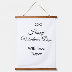 Tapisserie Suspendue Joyeuse Saint-Valentin nom amour simple année styl