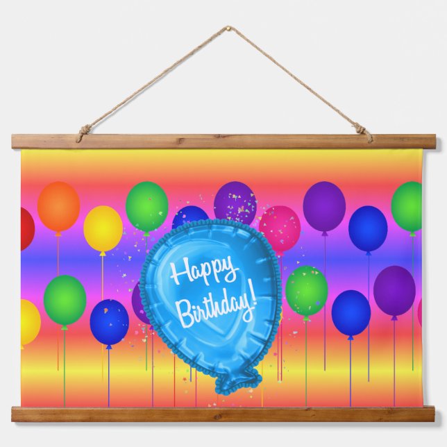 Tapisserie Suspendue Joyeux Anniversaire!!  (Devant)