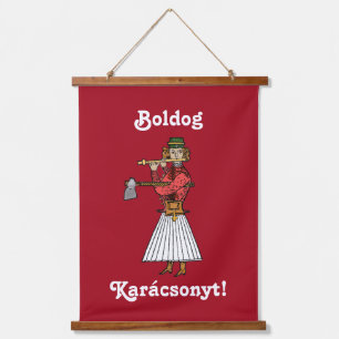 Tapisserie Suspendue Joyeux Noël hongrois ・ Boldog Karácsonyt!