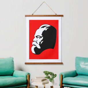Tapisserie Suspendue Karl Marx, communisme, socialisme, Union soviétiqu