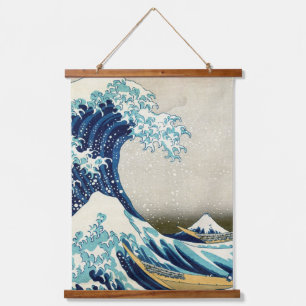 Tapisserie Suspendue Katsushika Hokusai - La Grande vague au large de K