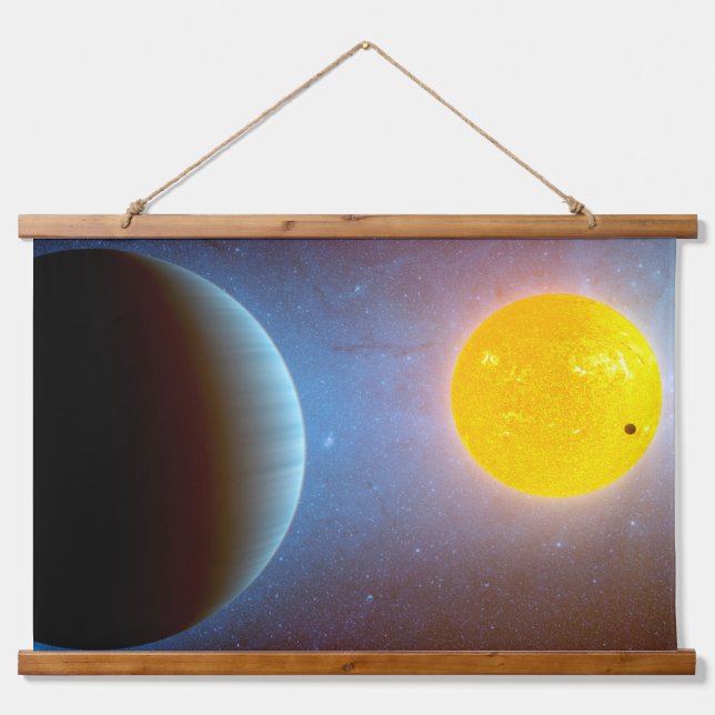 Tapisserie Suspendue Kepler-10 Star System. (Devant)