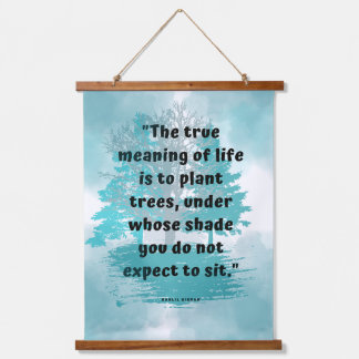 Tapisserie Suspendue Kindness and Accomplissement Sagesse Citation Wall