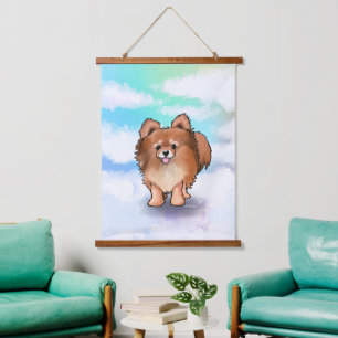Tapisserie Suspendue KiniArt Pomeranian