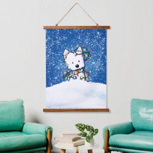 Tapisserie suspendue KiniArt Westie Terrier