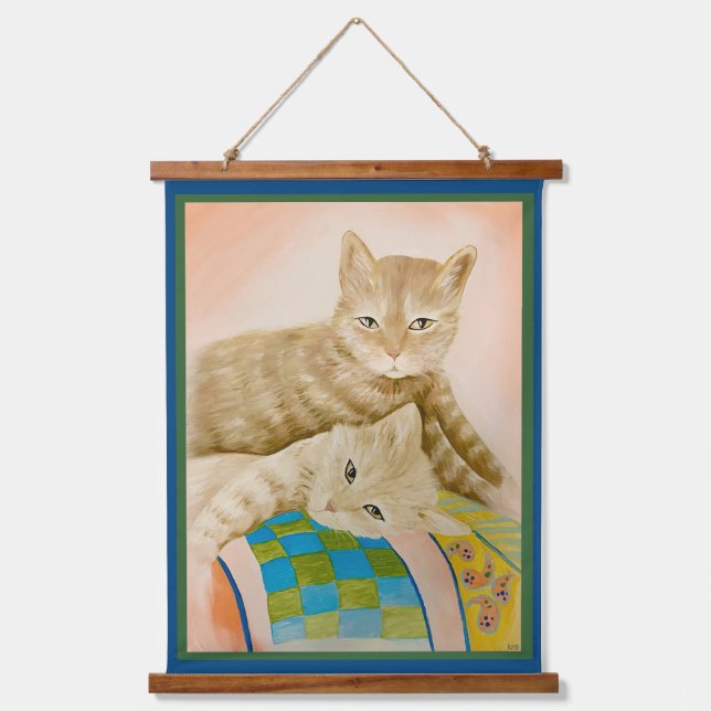 Tapisserie Suspendue Kitties (Recto)