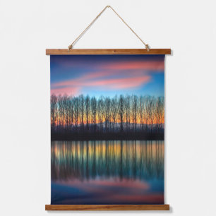 Tapisserie Suspendue La Banque du Pô Piémont Italie