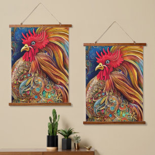 Tapisserie Suspendue La beauté du régal d'un coq